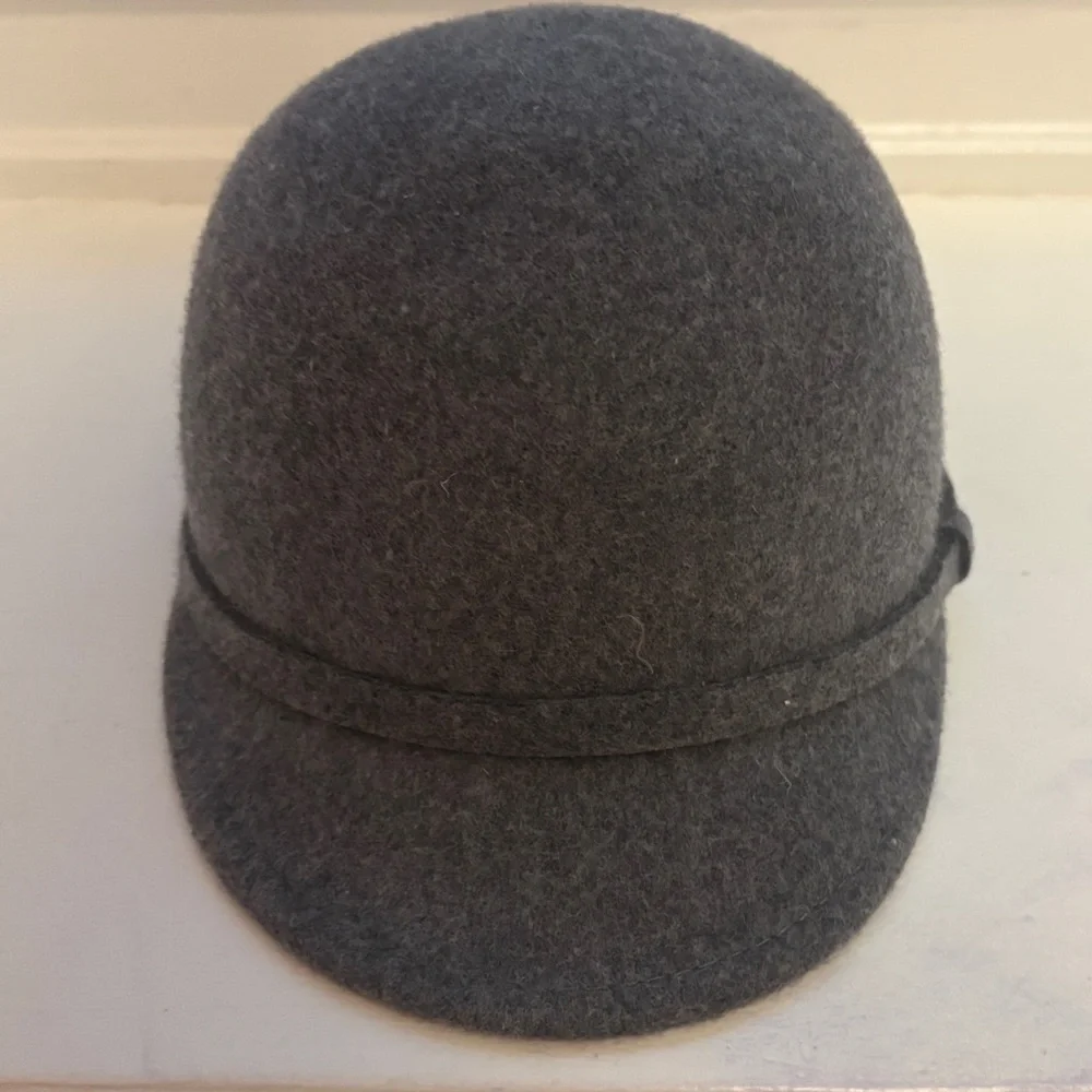Jacadi Dark Gray Felt Hat with Brim